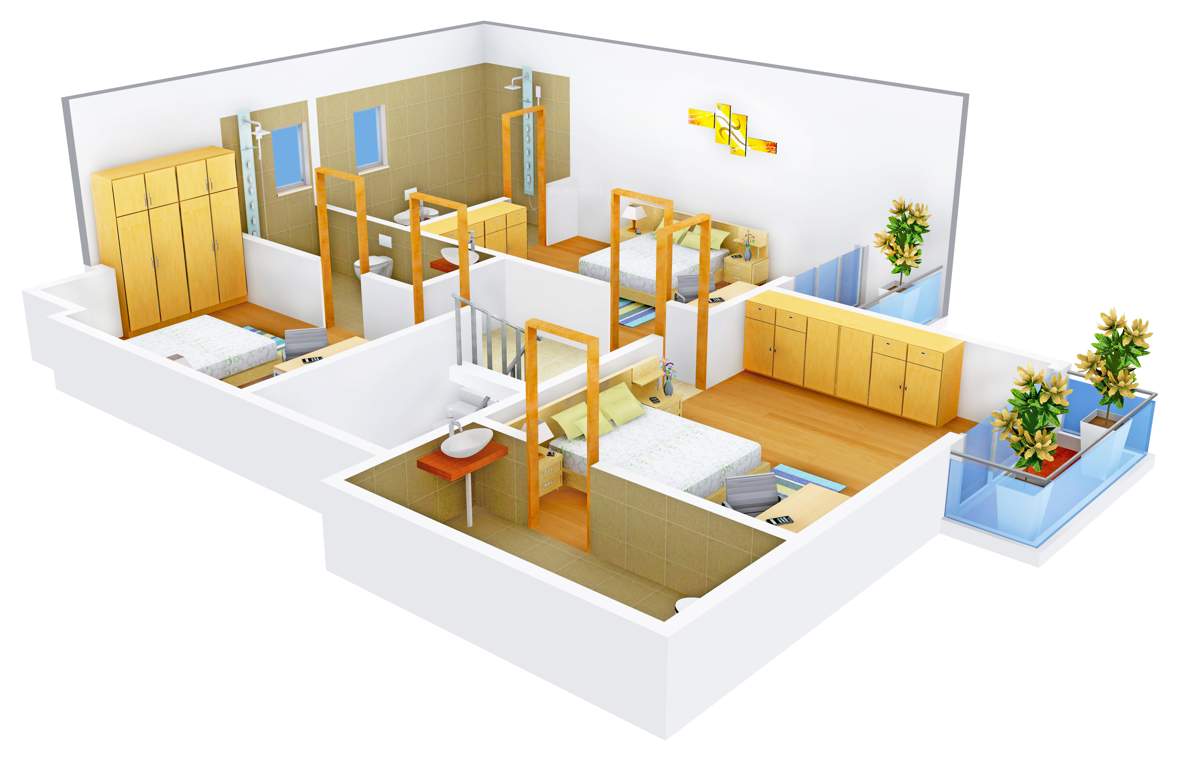 Nilamber Serene (4BHK+4T (3,100 sq ft) 3100 sq ft)