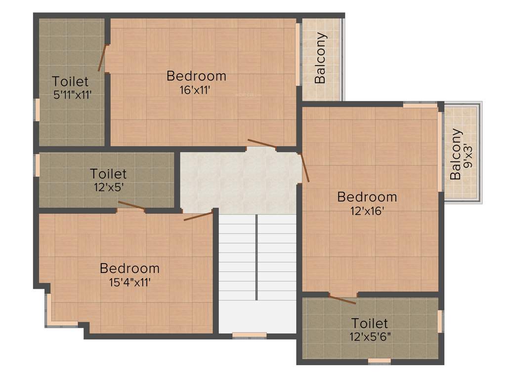 Nilamber Serene (4BHK+4T (3,100 sq ft) 3100 sq ft)