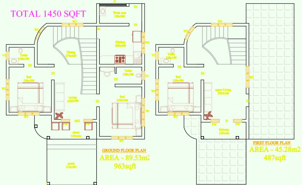 Goshen Green City (3BHK+3T (1,450 sq ft) 1450 sq ft)