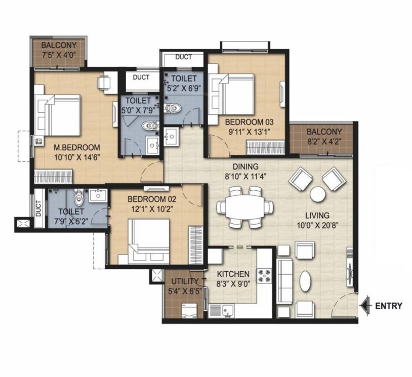 risington 2 Floor Plan Floor Plan