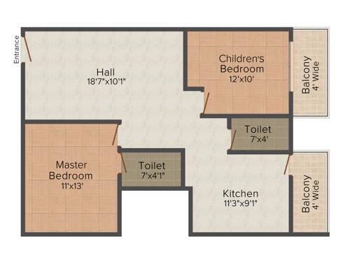 Hita Malibu Jasmine (2BHK+2T (1,046 sq ft) 1046 sq ft) Hita Malibu Jasmine (2BHK+2T (1,046 sq ft) 1046 sq ft)