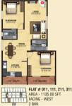 Balaji Serenity (2BHK+2T (1,135 sq ft) 1135 sq ft) Balaji Serenity (2BHK+2T (1,135 sq ft) 1135 sq ft)