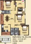 Balaji Serenity (3BHK+3T (1,415 sq ft) 1415 sq ft) Balaji Serenity (3BHK+3T (1,415 sq ft) 1415 sq ft)
