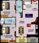 Shiva Ganga RR Smart Homes (2BHK+2T (1,070 sq ft) 1070 sq ft)