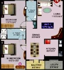 Shiva Ganga RR Smart Homes (2BHK+2T (1,070 sq ft) 1070 sq ft) Shiva Ganga RR Smart Homes (2BHK+2T (1,070 sq ft) 1070 sq ft)