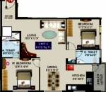 Shiva Ganga RR Smart Homes (2BHK+2T (1,120 sq ft) 1120 sq ft)