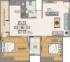 Arvind Shambhavi (2BHK+2T (1,056 sq ft) 1056 sq ft)