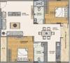 Arvind Shambhavi (2BHK+2T (1,103 sq ft) 1103 sq ft)