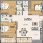 Arvind Shambhavi (3BHK+3T (1,405 sq ft) 1405 sq ft)