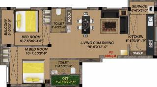 Blue Bay Atlantic (2BHK+2T (836 sq ft) Pooja Room 836 sq ft) Blue Bay Atlantic (2BHK+2T (836 sq ft) Pooja Room 836 sq ft)