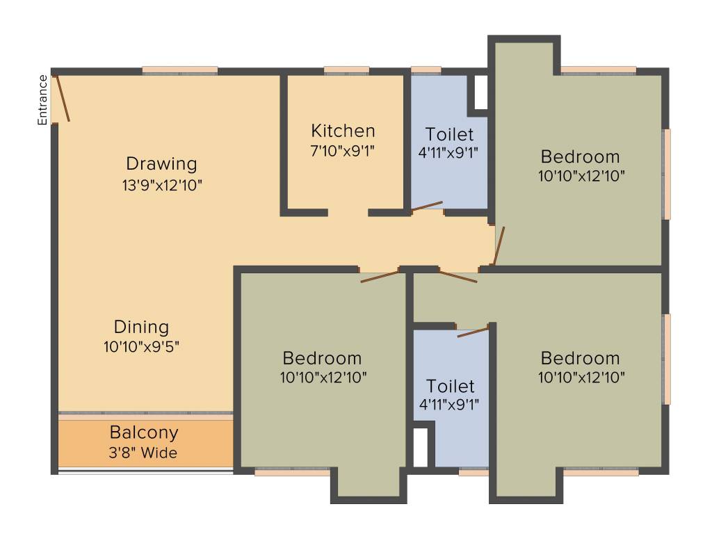 Vedic Sanjeeva Kolshree (3BHK+2T (1,466 sq ft) 1466 sq ft) Vedic Sanjeeva Kolshree (3BHK+2T (1,466 sq ft) 1466 sq ft)