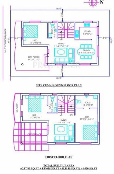 Zircon Castle (3BHK+3T (1,420 sq ft) 1420 sq ft)