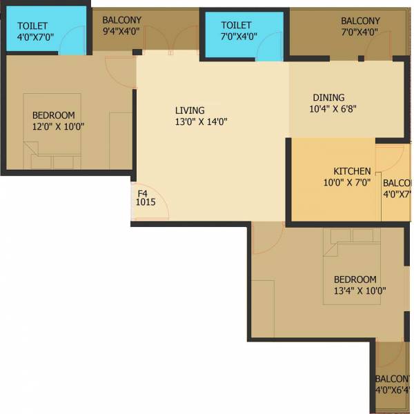 Surath Suraj Residency (2BHK+2T (1,015 sq ft) 1015 sq ft) Surath Suraj Residency (2BHK+2T (1,015 sq ft) 1015 sq ft)