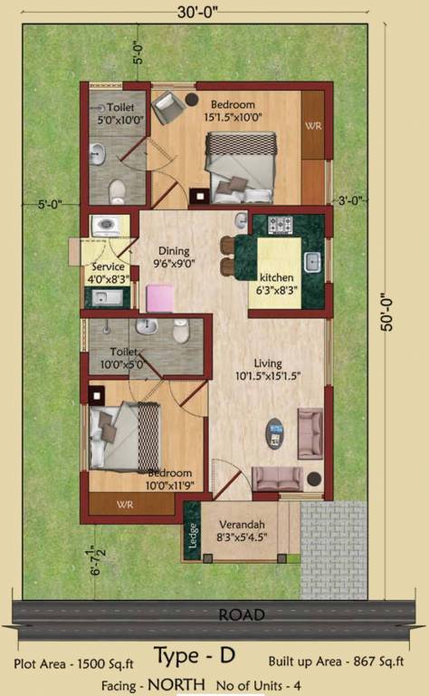 Serene Indus Valley (2BHK+2T (867 sq ft) 867 sq ft) Serene Indus Valley (2BHK+2T (867 sq ft) 867 sq ft)