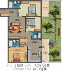 Chowdeshwari Thirumala Lakshmi Grand (3BHK+3T (1,737 sq ft) 1737 sq ft) Chowdeshwari Thirumala Lakshmi Grand (3BHK+3T (1,737 sq ft) 1737 sq ft)