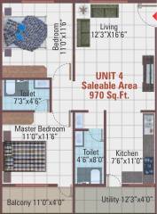 5 Elements Temple Bells Premier (2BHK+2T (970 sq ft) 970 sq ft) 5 Elements Temple Bells Premier (2BHK+2T (970 sq ft) 970 sq ft)