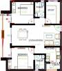 Mahaveer Meridian (2BHK+2T (1,004 sq ft) + Study Room 1004 sq ft) Mahaveer Meridian (2BHK+2T (1,004 sq ft) + Study Room 1004 sq ft)