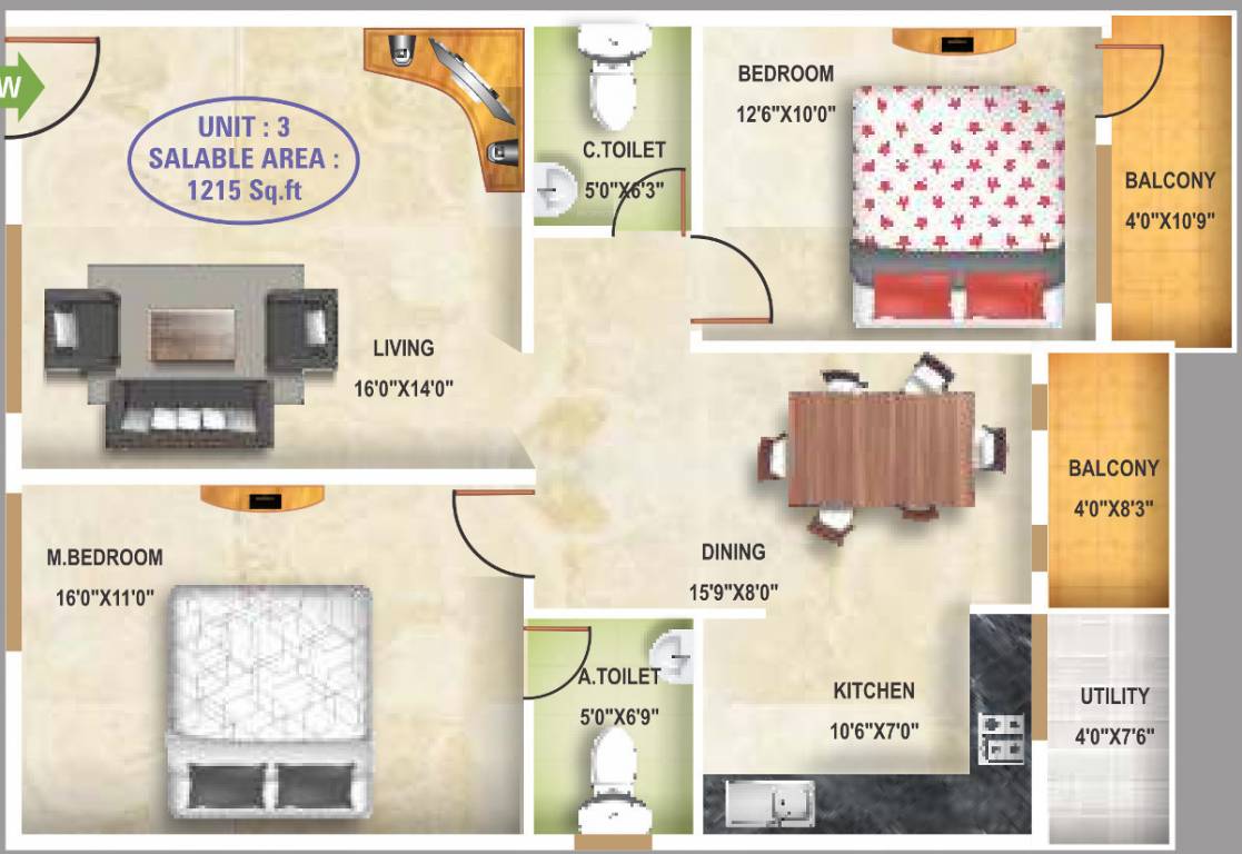 5 Elements Aditya Harmony (2BHK+2T (1,215 sq ft) 1215 sq ft) 5 Elements Aditya Harmony (2BHK+2T (1,215 sq ft) 1215 sq ft)