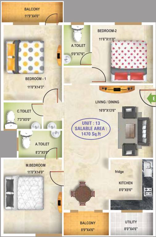 5 Elements Aditya Harmony (3BHK+3T (1,470 sq ft) 1470 sq ft) 5 Elements Aditya Harmony (3BHK+3T (1,470 sq ft) 1470 sq ft)