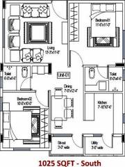 Suravarapu Orlando (2BHK+2T (1,025 sq ft) 1025 sq ft)