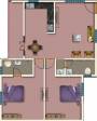 Synergy Sunshine (2BHK+2T (1,185 sq ft) 1185 sq ft)