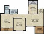 Kohinoor Abhimaan (2BHK+2T (937 sq ft) 937 sq ft) Kohinoor Abhimaan (2BHK+2T (937 sq ft) 937 sq ft)