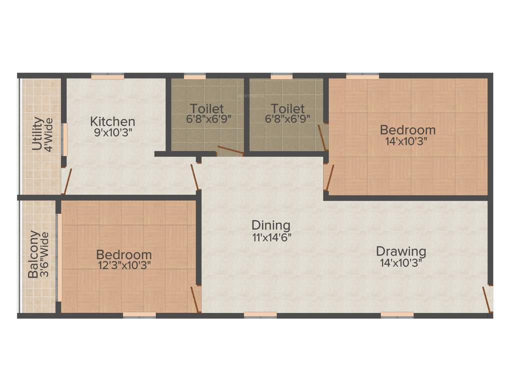 Sri Aditya Jala Krishna (2BHK+2T (1,140 sq ft) 1140 sq ft)