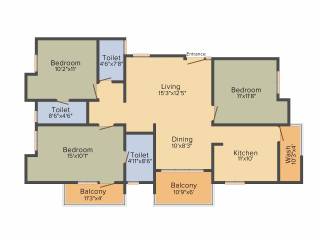 Amace Anand Roop (3BHK+3T (1,522 sq ft) 1522 sq ft) Amace Anand Roop (3BHK+3T (1,522 sq ft) 1522 sq ft)