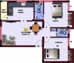 SSB Dhanasvalli (2BHK+2T (916 sq ft) 916 sq ft) SSB Dhanasvalli (2BHK+2T (916 sq ft) 916 sq ft)