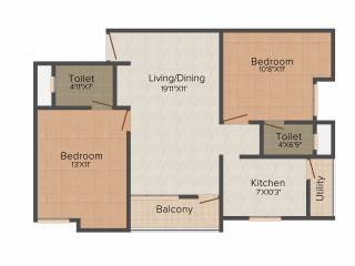SSB Shri Shivasai Towers (2BHK+2T (1,006 sq ft) 1006 sq ft) SSB Shri Shivasai Towers (2BHK+2T (1,006 sq ft) 1006 sq ft)