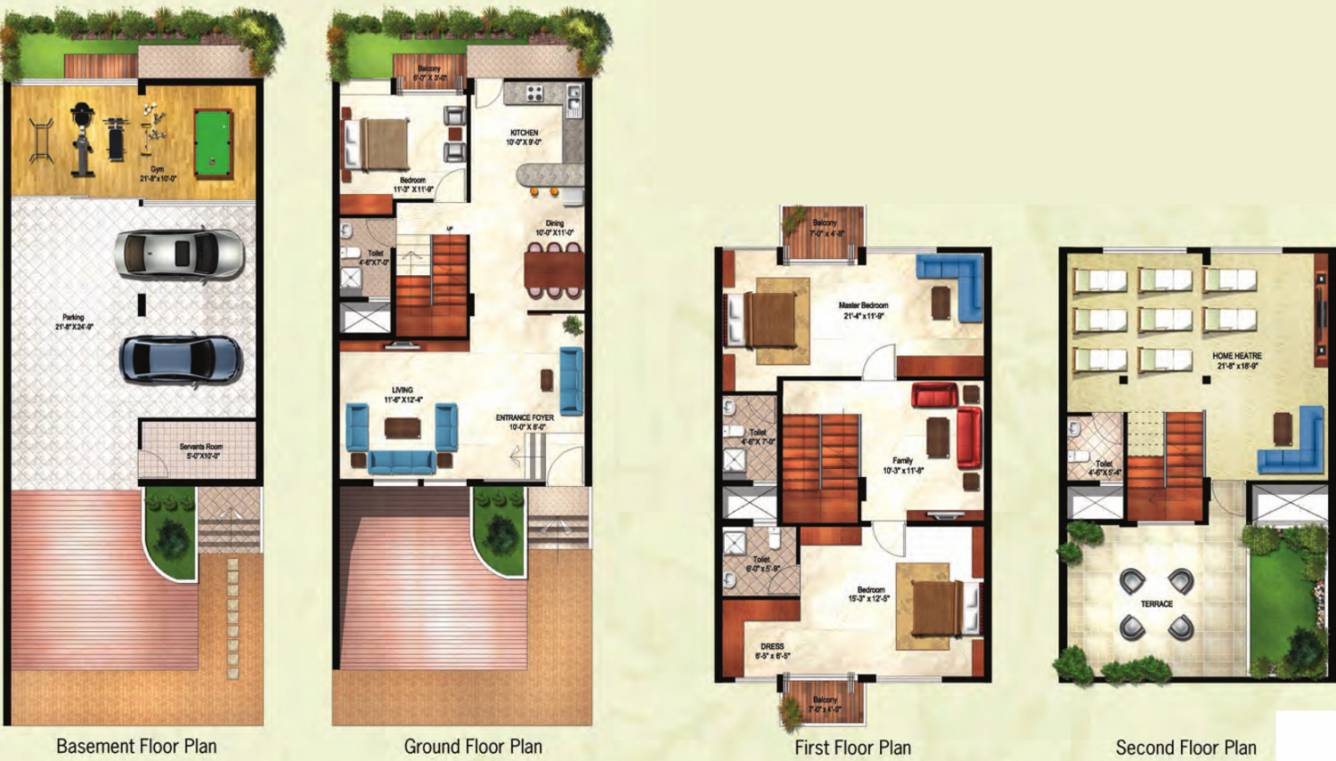 GR Sun Villas (3BHK+4T (3,118 sq ft) 3118 sq ft)