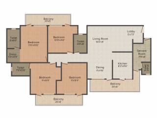 CHD Avenue 71 (4BHK+3T (2,193 sq ft) + Servant Room 2193 sq ft) CHD Avenue 71 (4BHK+3T (2,193 sq ft) + Servant Room 2193 sq ft)