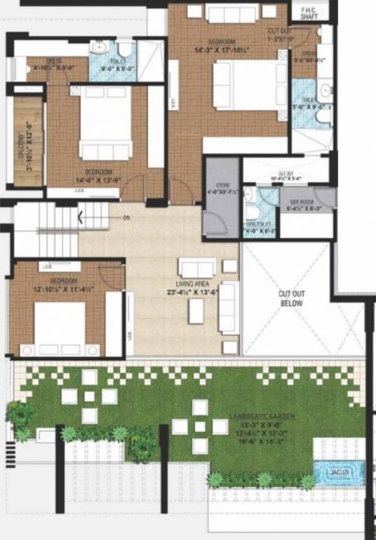 Ridhiraj The Park Central (5BHK+5T (6,233 sq ft) 6233 sq ft) Ridhiraj The Park Central (5BHK+5T (6,233 sq ft) 6233 sq ft)