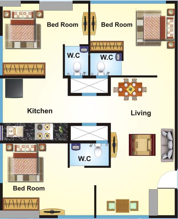 sai co op housing society Floor Plan Floor Plan
