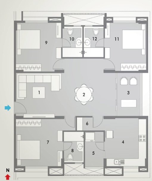  hillcrest block a to d Floor Plan Floor Plan