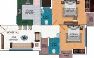 Geomac Ethos (2BHK+2T (1,030 sq ft) 1030 sq ft) Geomac Ethos (2BHK+2T (1,030 sq ft) 1030 sq ft)