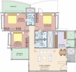 Chaphalkar Elina Living (3BHK+3T (1,610 sq ft) 1610 sq ft)