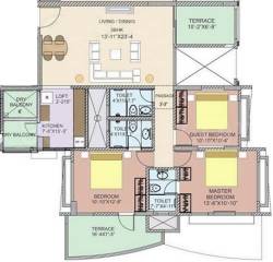 Chaphalkar Elina Living (3BHK+3T (1,580 sq ft) 1580 sq ft)