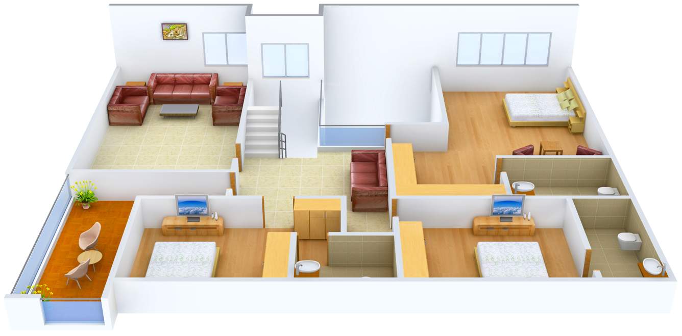 Golden Golden Homes III (4BHK+4T (3,960 sq ft) + Servant Room 3960 sq ft)