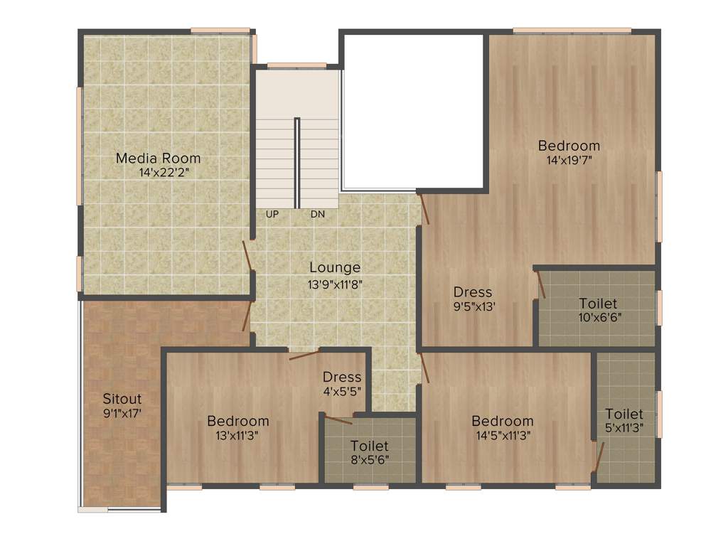 Golden Golden Homes III (4BHK+4T (3,960 sq ft) + Servant Room 3960 sq ft)