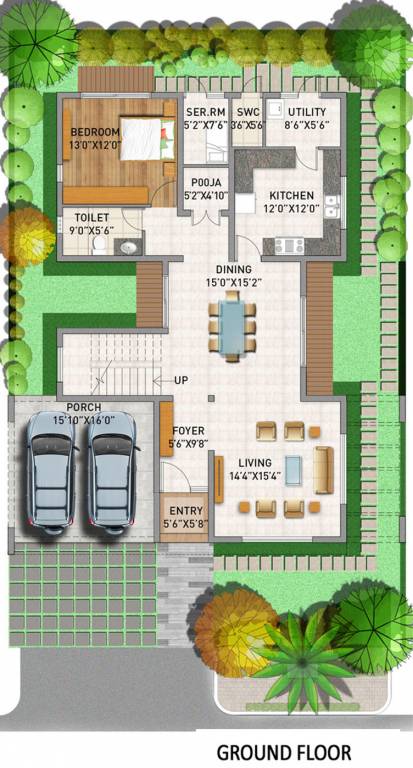 palm acres Floor Plan Ground Floor Plan