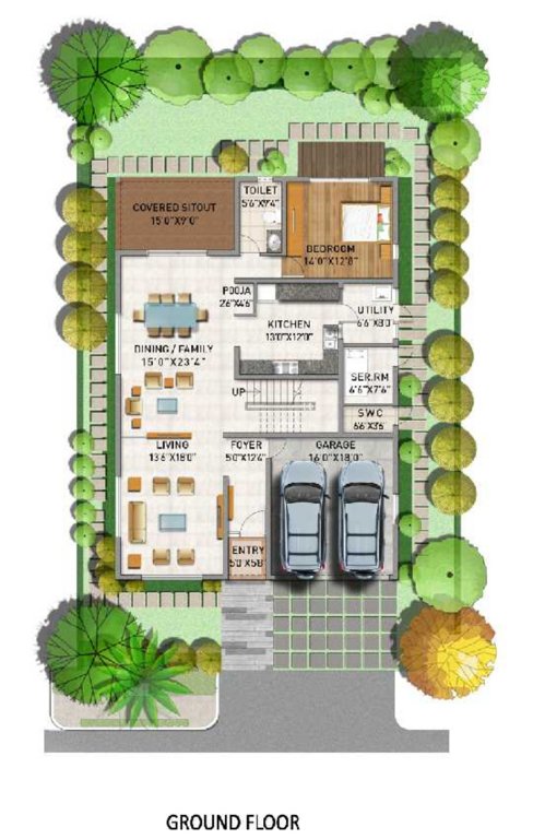  palm acres Floor Plan Ground Floor Plan