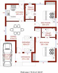 Promag Meadows (2BHK+2T (853 sq ft) 853 sq ft) Promag Meadows (2BHK+2T (853 sq ft) 853 sq ft)