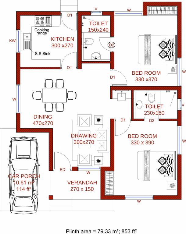 Promag Meadows (2BHK+2T (853 sq ft) 853 sq ft) Promag Meadows (2BHK+2T (853 sq ft) 853 sq ft)