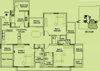 Asset Grandstand (3BHK+3T (1,780 sq ft) 1780 sq ft)
