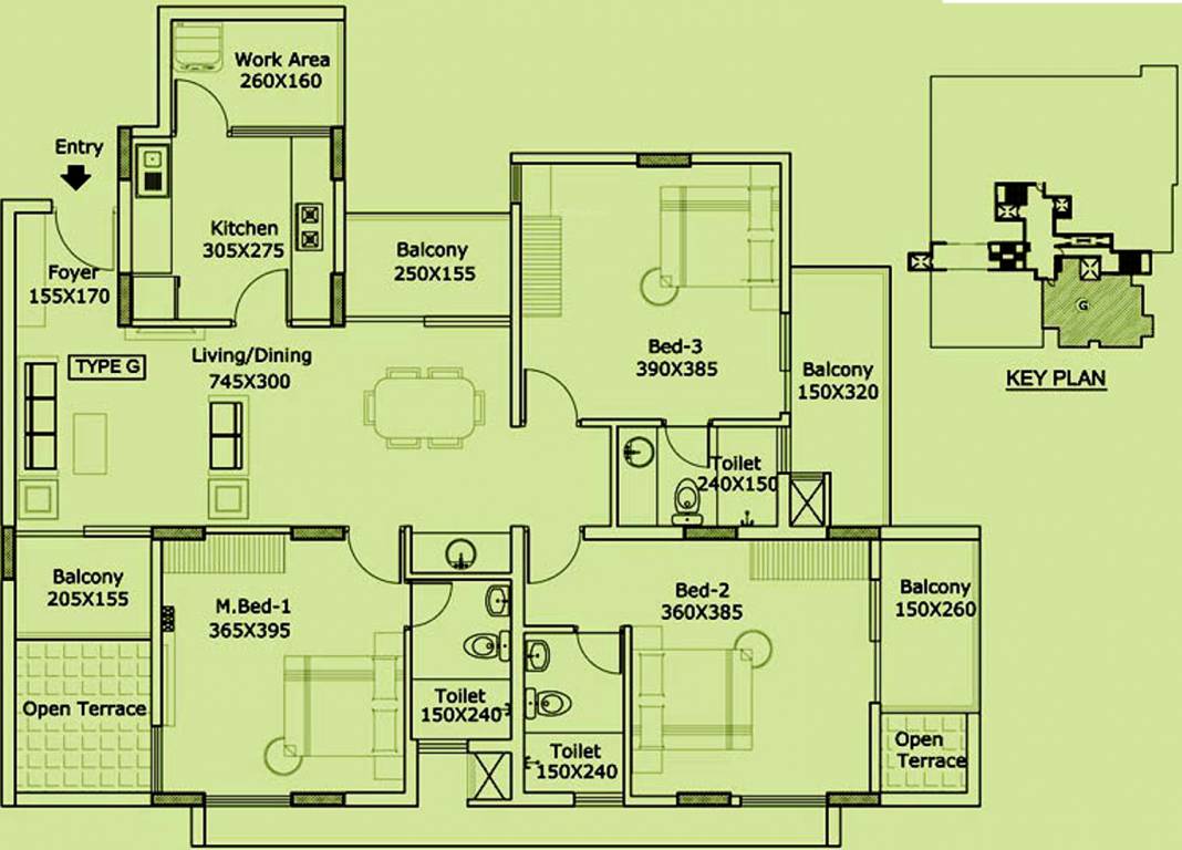Asset Grandstand (3BHK+3T (1,780 sq ft) 1780 sq ft)