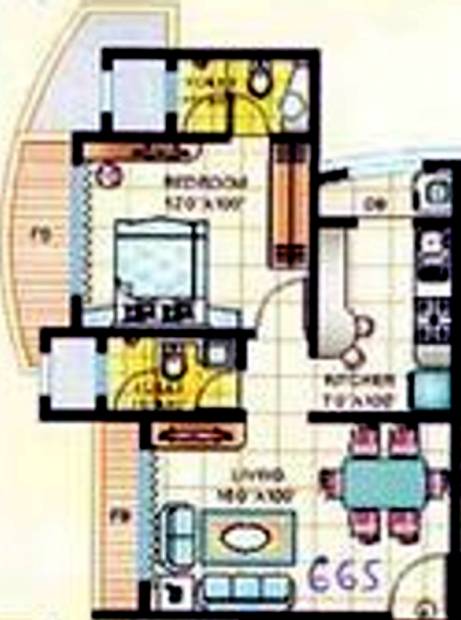 Raj Builders Mumbai Silicon Park (1BHK+1T (665 sq ft) 665 sq ft)