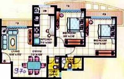 Raj Builders Mumbai Silicon Park (2BHK+2T (970 sq ft) 970 sq ft)