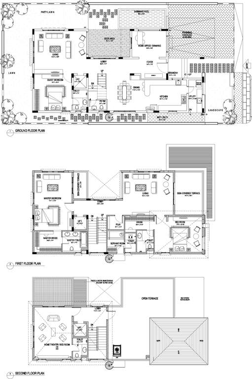 Mantri Euphoria (3BHK+4T (3,135 sq ft) + Servant Room 3135 sq ft)