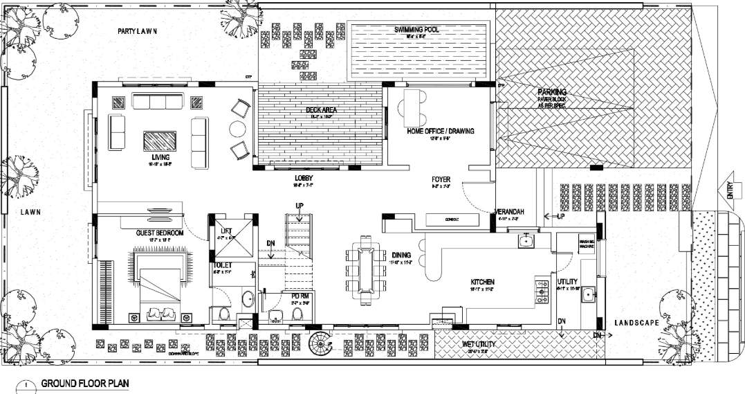  euphoria Floor Plan Ground Floor Plan